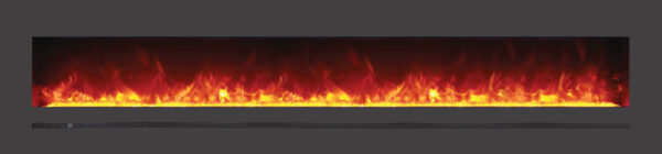Amantii WM-FML-88-9623-STL Linear electric fireplace