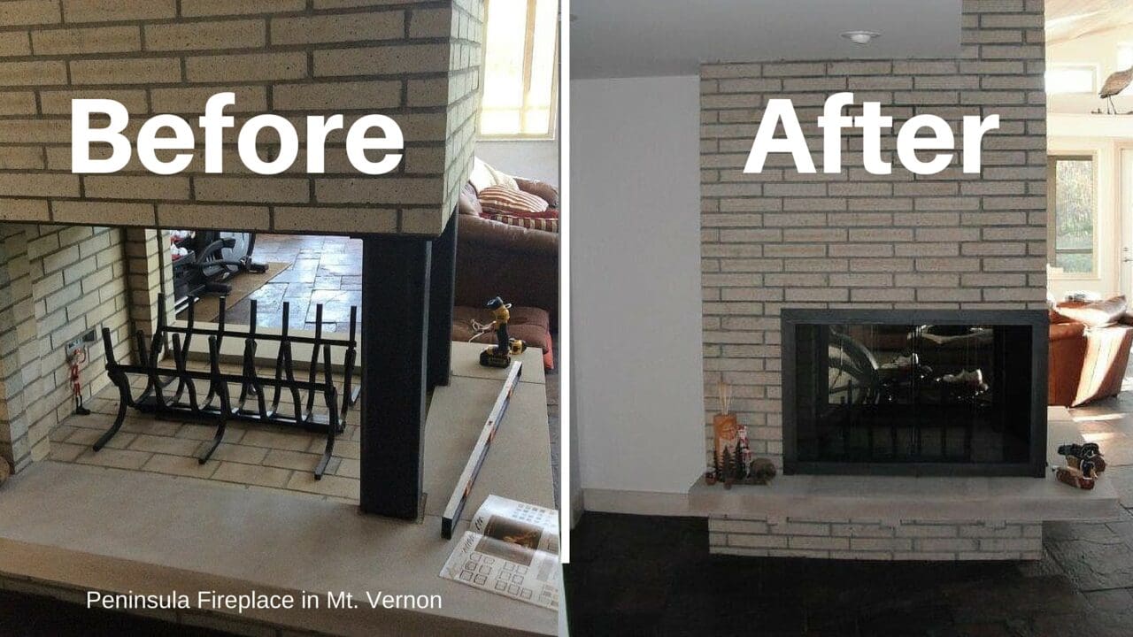 Peninsula Fireplace Installation - Aspen Fireplace & Patio