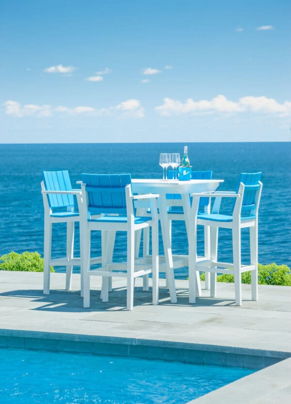 Seaside Casual - MAD Bar Table 33" x 33" - Image 4